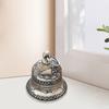 Yousheng Silberfarbene Münzglocke Super Laut Schwerlast Vintage Glocke Metall Hängeglocke Ornament Party Zuhause Feiertag Bar Café Dekoration