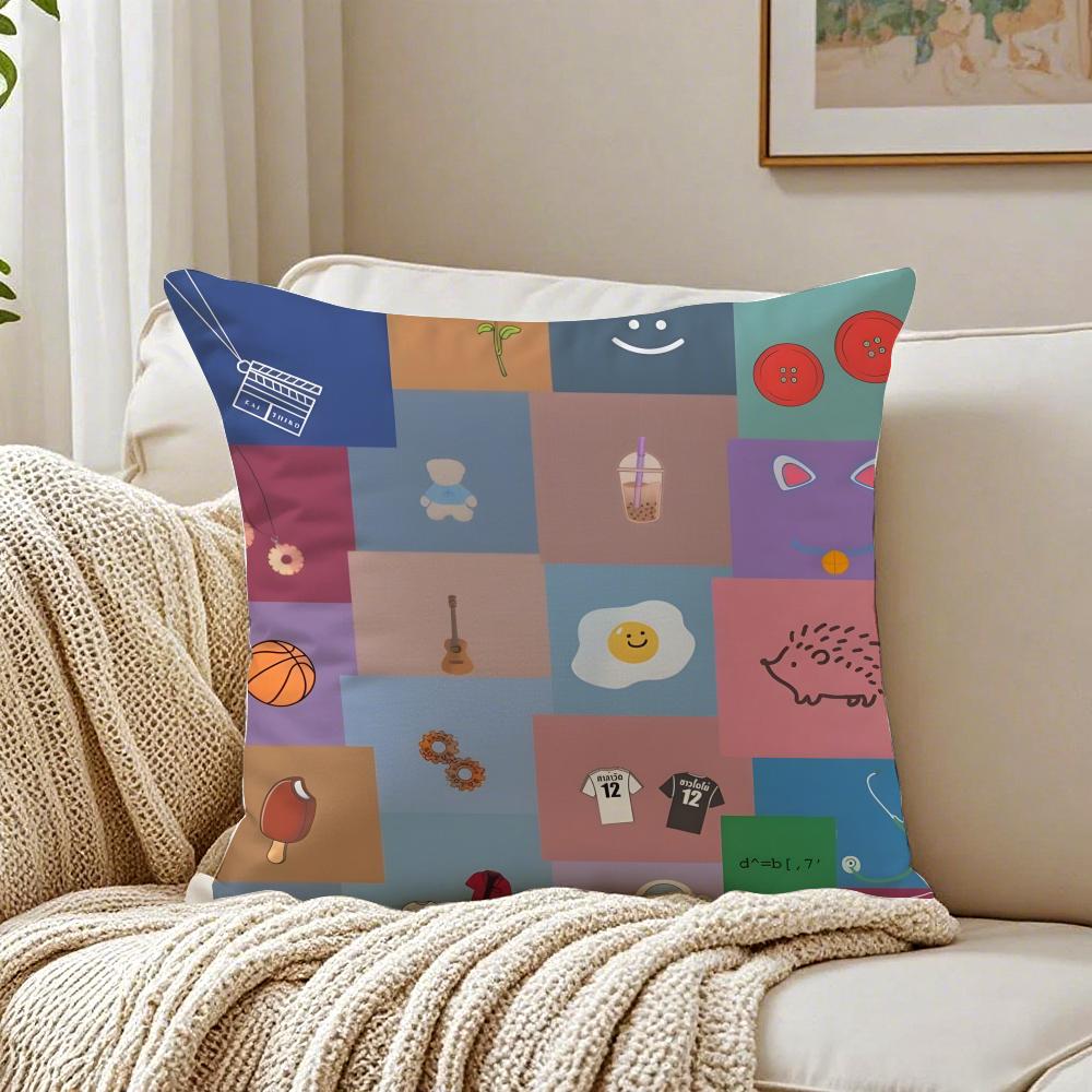 Thai TV series SSOTUS The Series Cushion Cover Pillowcase Antidustmite living Room Sofa Decor Cushion Room