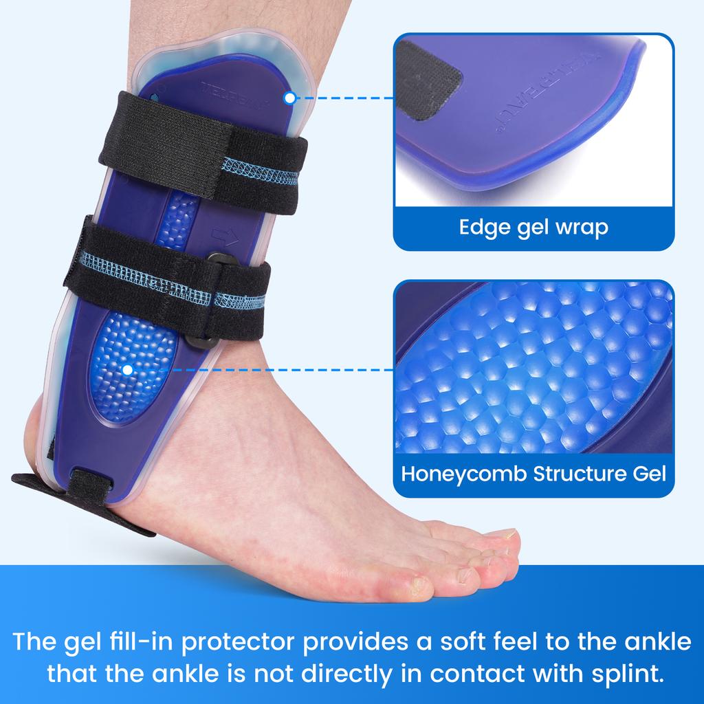 Velpeau Ankle Splint Brace For Foot Support, Fracture And Sprain, Adjustable Stirrup Ankle Immobilizer, Two Models Can Be Choose