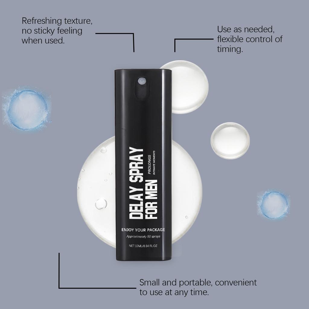 Men's Delay Spray Is Designed For Men's Private Care. It Takes Effect Quickly And Provides Long-lasting Support For Moments. Men's Spray,30ML