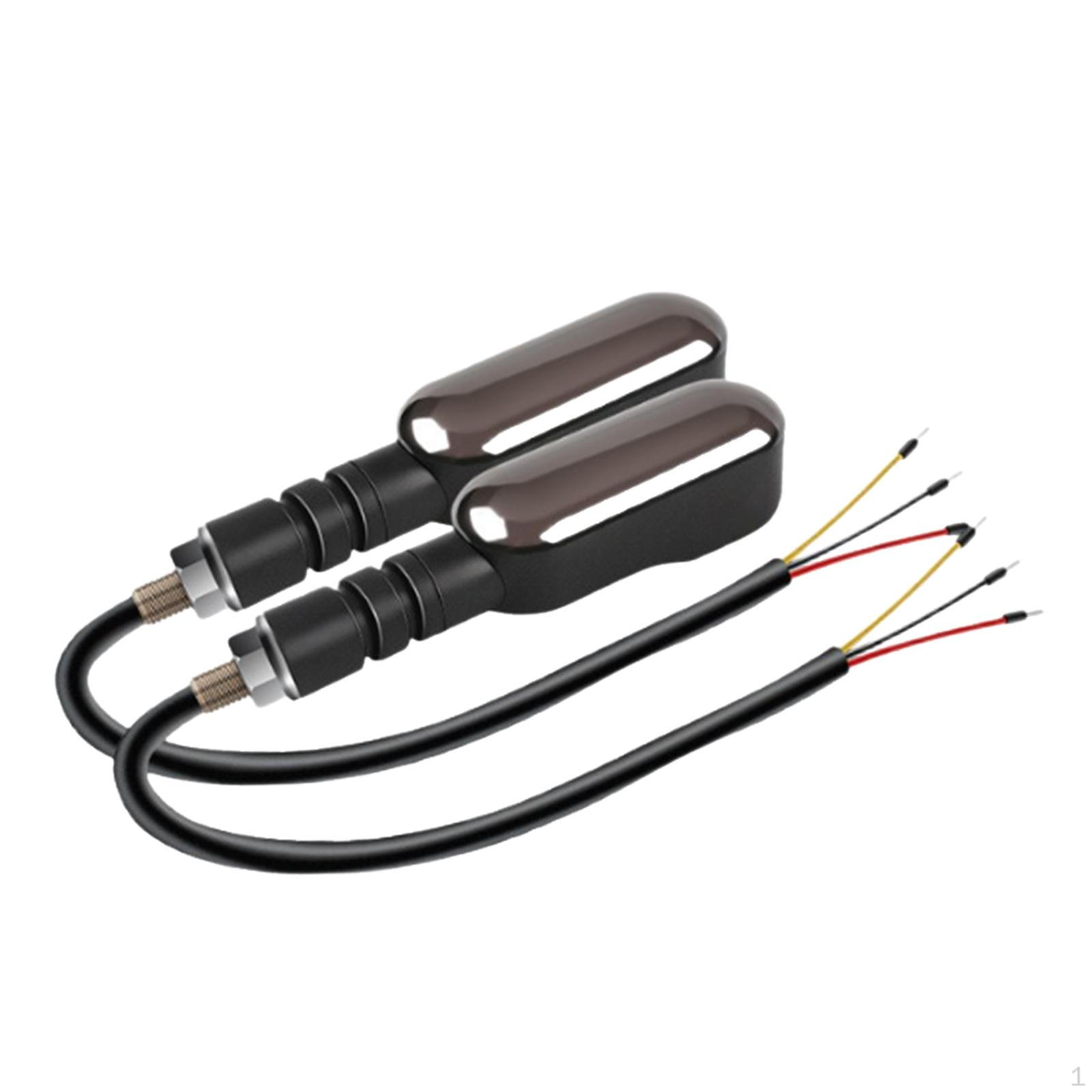 

2 шт. Светодиодные указатели поворота Мотоцикл для передних задних Портативные Автомобильные принадлежности Функциональный износ