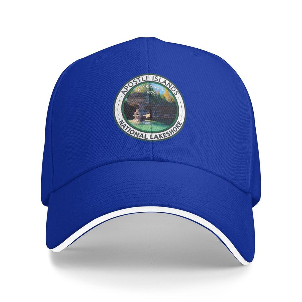 Apostle Islands National Lakeshore Wisconsin Badge Baseball Cap Beach Kids Hat Men Hats Womens