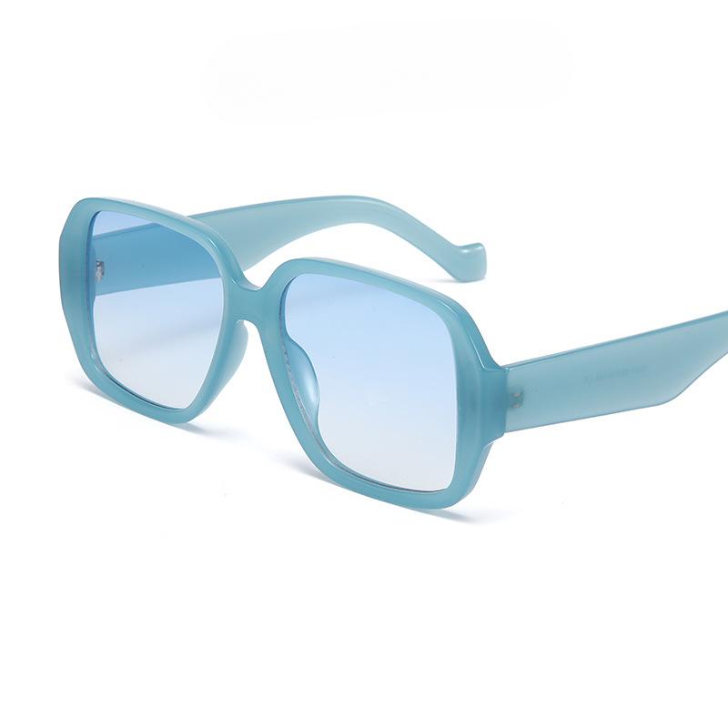 Trend nowych okularów przeciwsłonecznych z dużymi oprawkami, kobiecych okularów przeciwsłonecznych UV na żywo, modnych okularów do handlu zagranicznego.