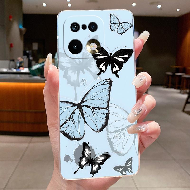 Phone Case For Realme 16 Pro / 16 Pro+ Funda Capa Butterfly Bow Protective Casing Transparent Soft Silicone TPU Cover Coque