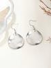 Round Drop Earrings