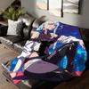 Adventure Anime C-cyberPunkS Blanket For Sofa Office Bed Plane Travel Sleep Read Relax Camping Soft And Warm