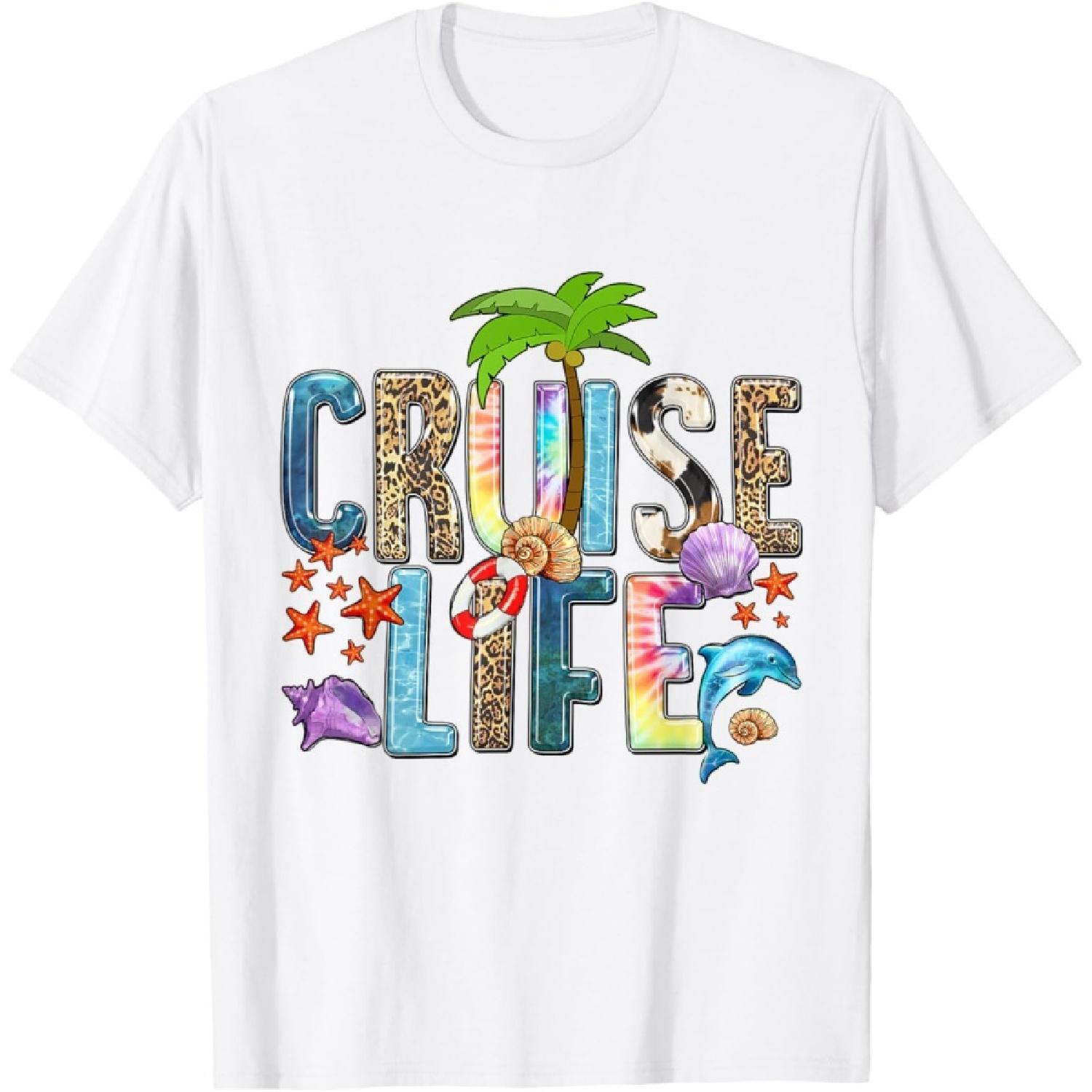 Cruise Life 2024 Friends Family Vacation T-Shirt XXXXXL белый