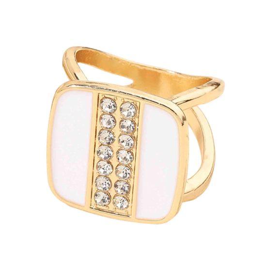 Commuting Scarf Pin Square Button, Vertical Rows of Rhinestone Design, Smooth Buckle Silk Elegant Clip for Shawls And Collars Oxidation Resistant