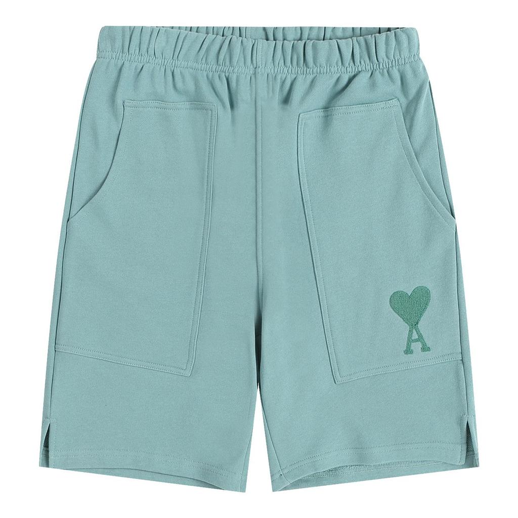 AMI Męskie codzienne spodenki z dużą kieszenią, luźne spodenki z czystej bawełny, sportowe, outdoorowe, codzienne spodenki do biegania