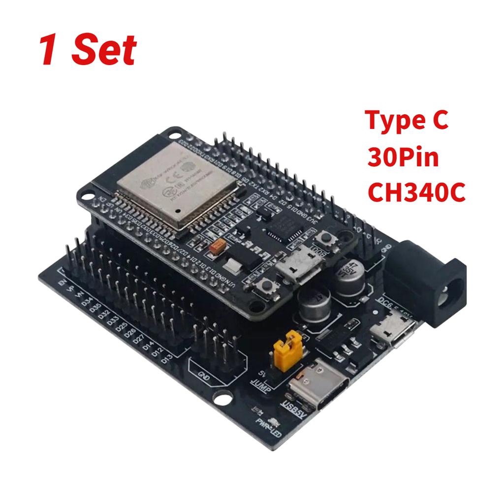 ESP32 Development Board TYPE-C CH340C WiFi+Bluetooth Ultra-Low Power Dual Core ESP32-DevKitC-32 ESP32 Expansion Board