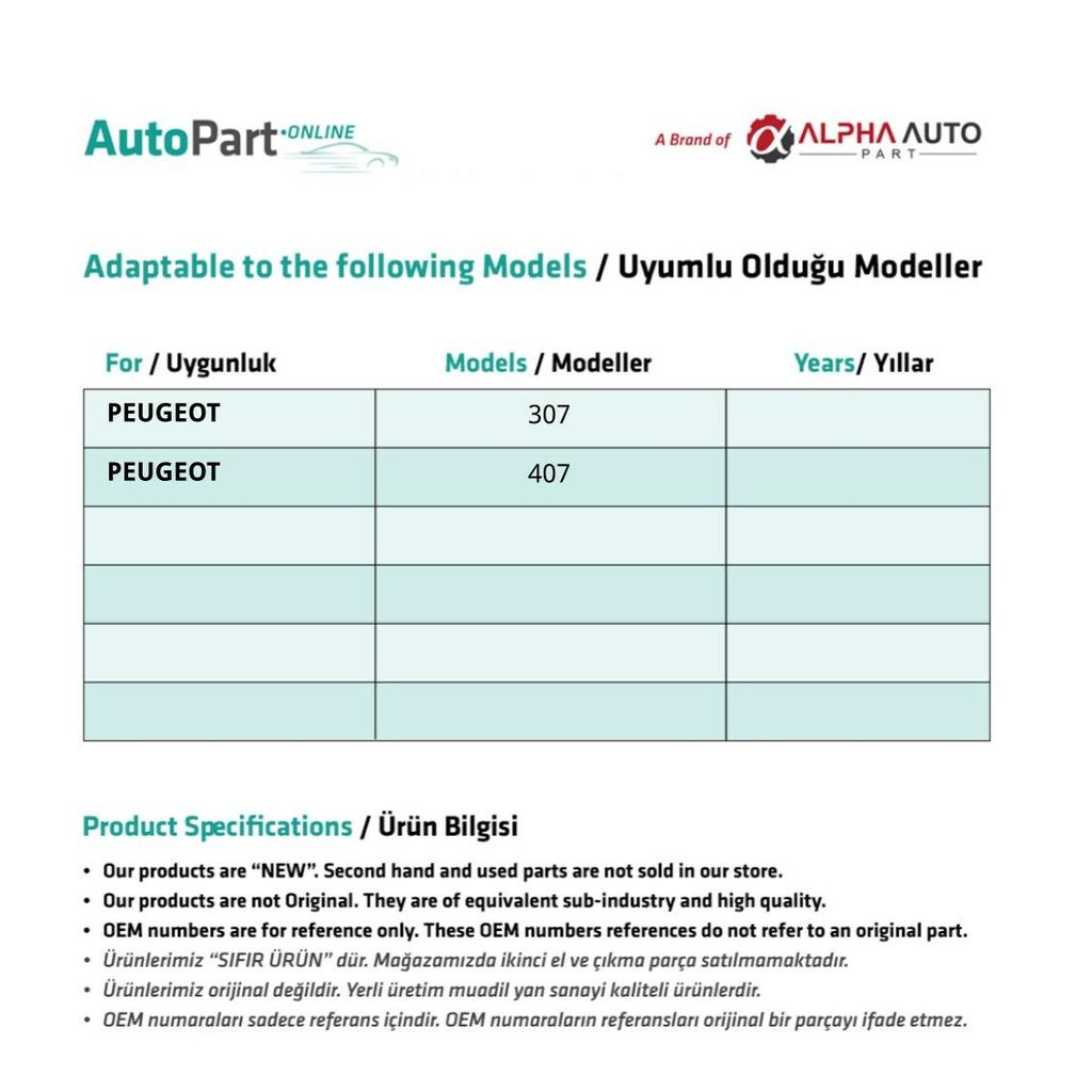 Šedé tlačítko ruční brzdy pro Peugeot 307, 407