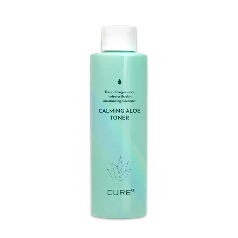 Kim Jung Moon Aloe Cure Alpha Calming Aloe Toner, Aloe Peeling Gel, Aloe Cream, Cure Intensive 2X Cream, Aloe Pad ( 18 Options) - DAISO # Toner 200ml x 1pcs