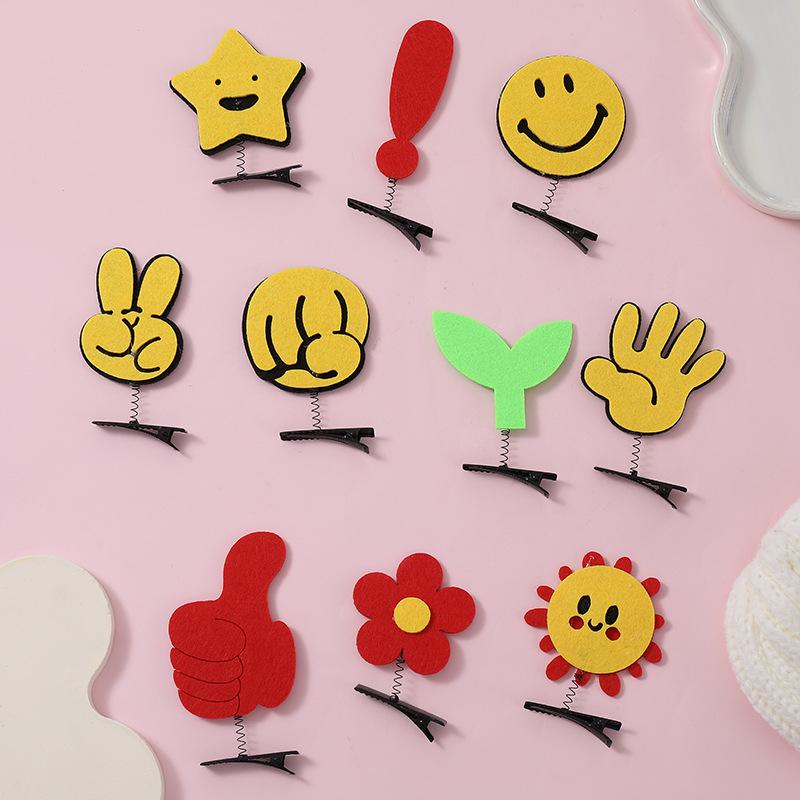Cute Rock Paper Scissors Duckbill Hair Clip - Children's Festival Performance Hairpin