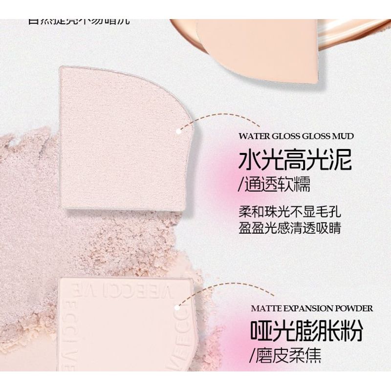 VEECCI - Pump Up Stereoscopic 4 Colors Highlight Palette