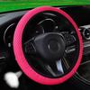Ice Silk Three-dimensional Massage Mesh Breathable Car Without Inner Ring Steering Wheel Cover Accessories Suitable for 14.5-15 Inches