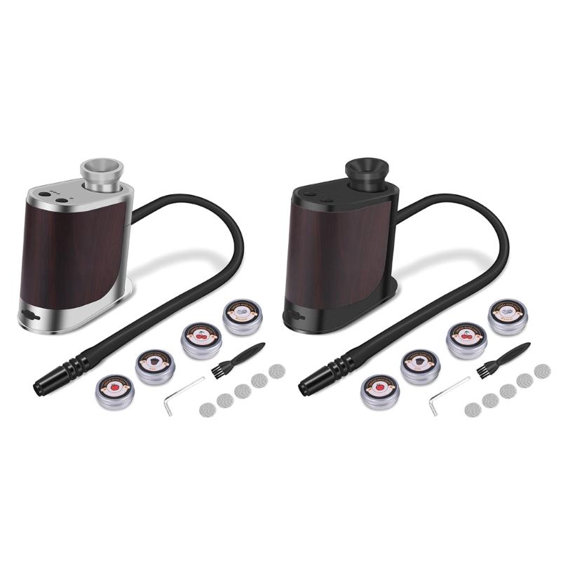 Handheld Smoker Infuser Add Smoker Flavor to Food and Drink Ideal for Homes Kitchen Outdoor BBQ and Camping nero