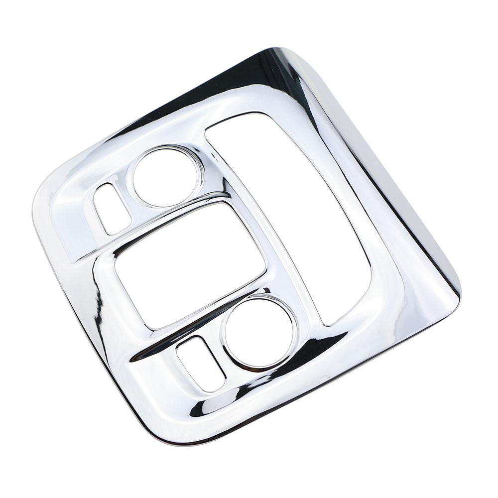 Front Reading Lamp Cover for Peugeot 2008 2014-2018 ABS Chrome Glossy Silver Reading Lights Trim Sticker Accessories