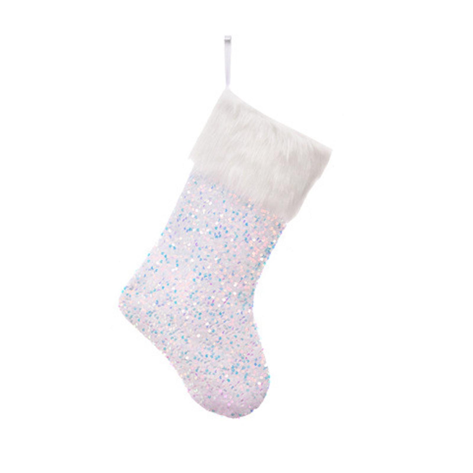 

Подвесные носки, елочные плюшевые рождественские чулки, праздничные украшения, подарочная сумка