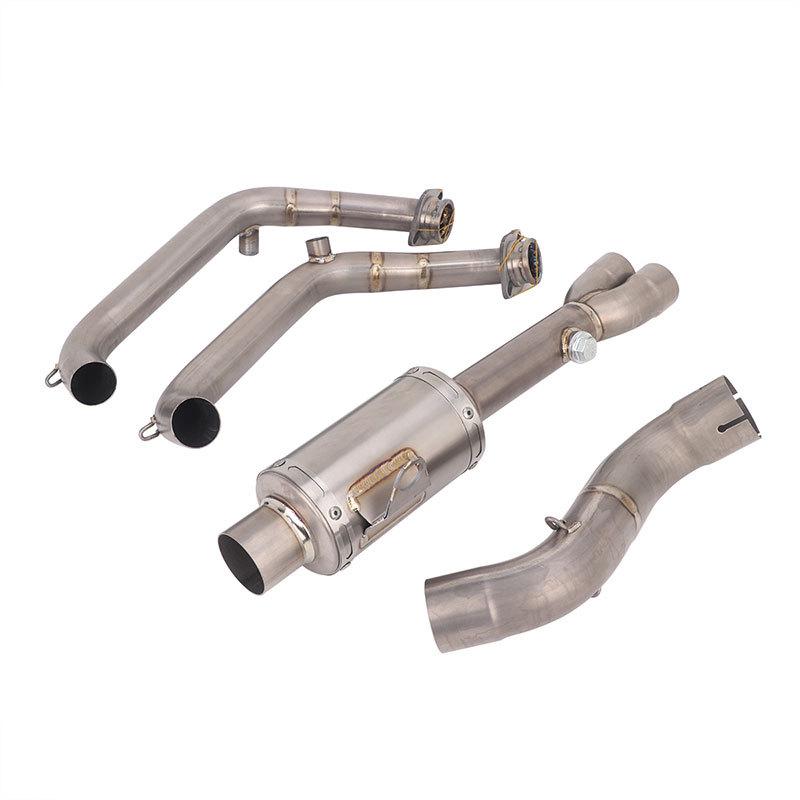 Stainless Steel Front Section for GSX-8R/S Titanium Alloy Exhaust Modification