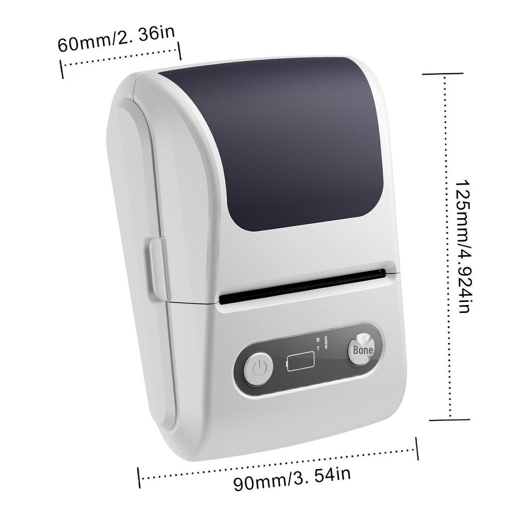 Portable Bluetooth Mini Thermal Label & Barcode Printer