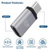 5PCS Lightning Female To USB C Male Cable Converter Carplay Type-C Phone Charger Adapter for IPhone 15 Pro Max Samsung Earphones 3
