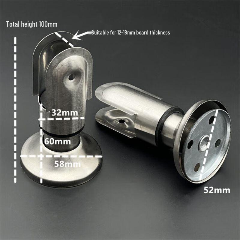 Stainless Steel Public Restroom Partition Hardware