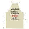 Tablier de cuisine - Marinette ça n'existe pas - Impression Bretonne - Coton robuste - Made in France