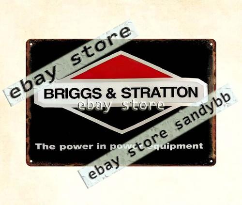 

w1Briggs Stratton AUTOMOBILE MECHANIC Garage metal tin sign office wall decor aluminum 20x30cm
