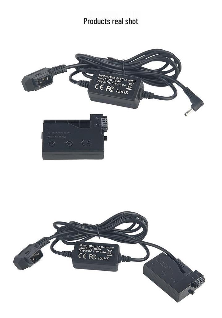 D-TAP-E8 Adapter for EOS 550D, 600D, 650D, 700D LPE8 Dummy Battery Box