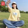 MINISO Women's Loose Fit Pure Cotton T-Shirt
