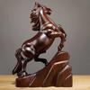 Drewniana Figurka Konia Mały Koń Rok Konia Zwierzę Zodiaku Statuetka 2026 Chiński Nowy Rzeźba Feng Shui Biuro
