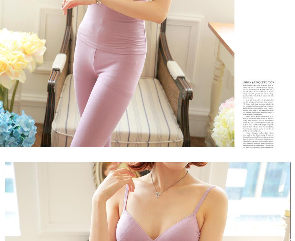 Plus-Size Women's Backless V-Neck Modal Camisole with Built-in Bra for Yoga