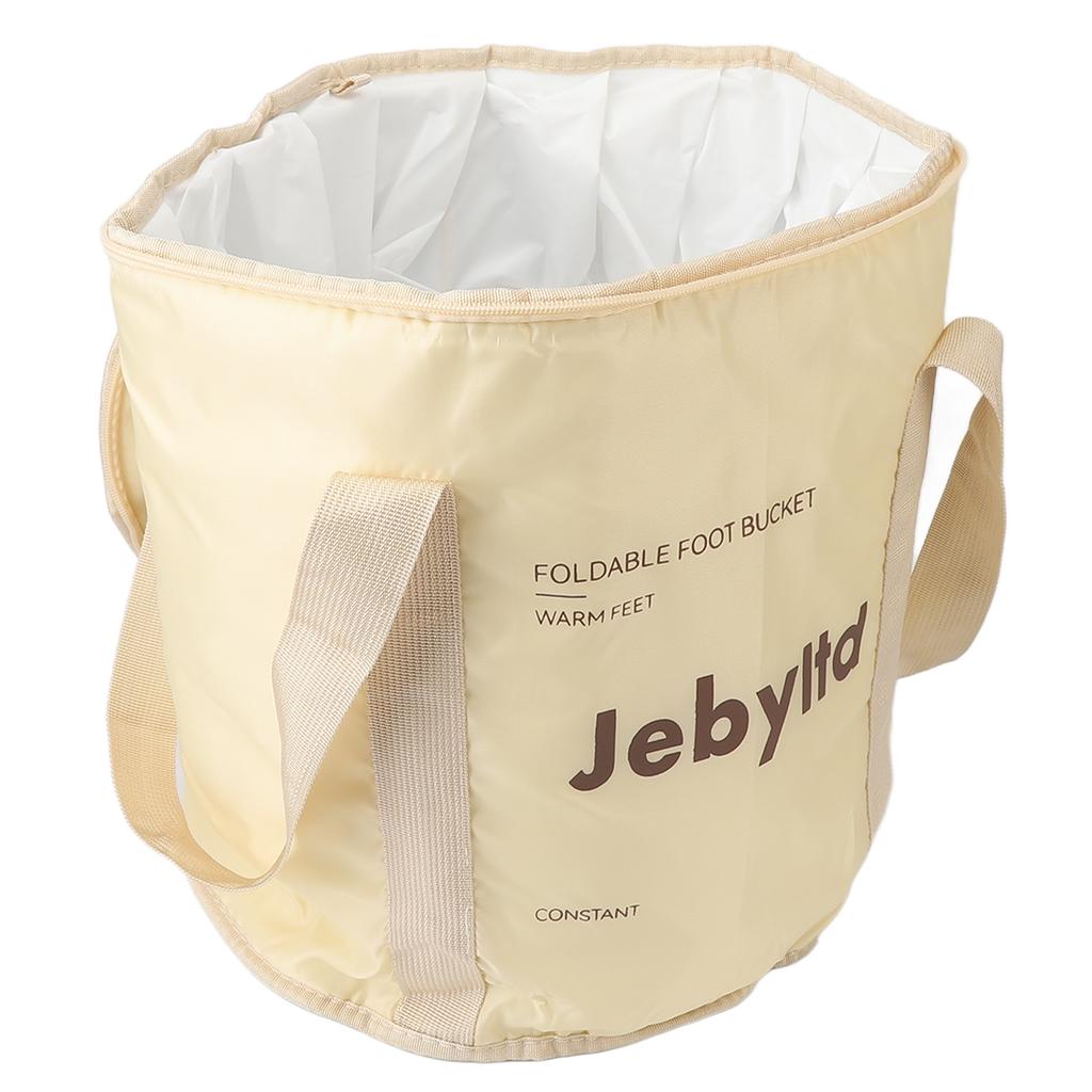 Collapsible Foot Soaking Bath Bag Portable Wat proof Insulated Foot Bath for Home Pedicure Basin With Lid