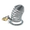 Metal Chastity Lock for Men Wear CB Chastity Device Penis Lock Cage SM Sex Tools for Adults