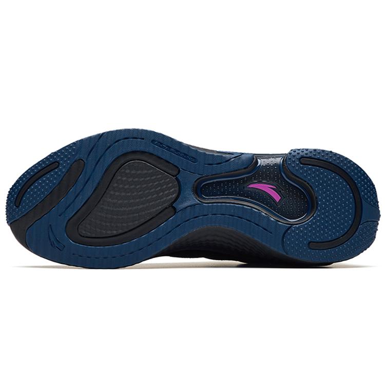 Anta Urban Wandering Run Lightweight Low top Running Shoes Men's Black Gray Blue 112235556-1