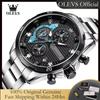 OLEVS 2993 Quartz Watch for Man Luxury Fashion Chronograph Waterproof Luminous Sports Men's Watch Elegant Stainless Steel Watch
