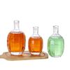 Rhombus Polygon Glass Wine Bottle with Lid