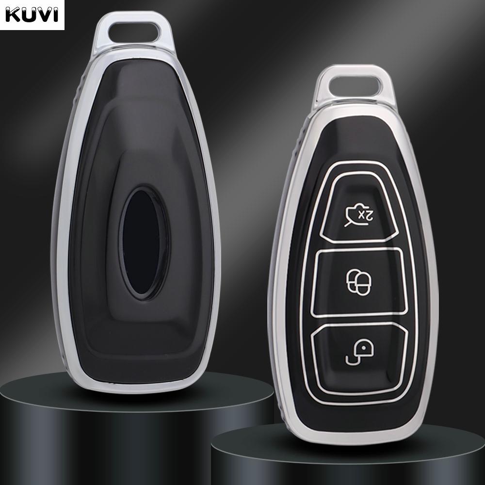 

Новый чехол для дистанционного смарт-ключа из ТПУ для автомобиля, брелок для Ford Focus 3 4 ST Mondeo MK3 MK4 Fiesta Fusion Kuga 2013 2014 2015