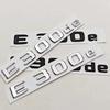 New 3D ABS Chrome Black Car Styling Logo E300e E300de Badge Rear Trunk Emblem Sticker Decals For Mercedes Benz E300e E300de W214