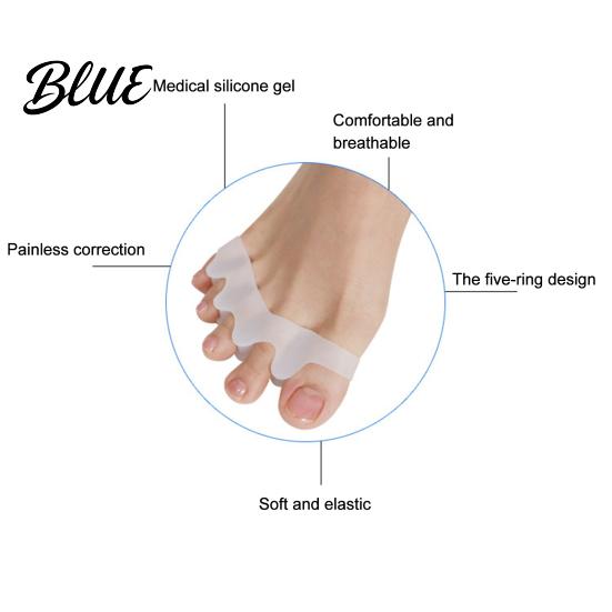 Bunion Treatment Device 1 Pair Toe Separators for Overlapping Toes Daytime Corrector Support Sneakers Hallux Valgus Relief Soft SEBS Spacer