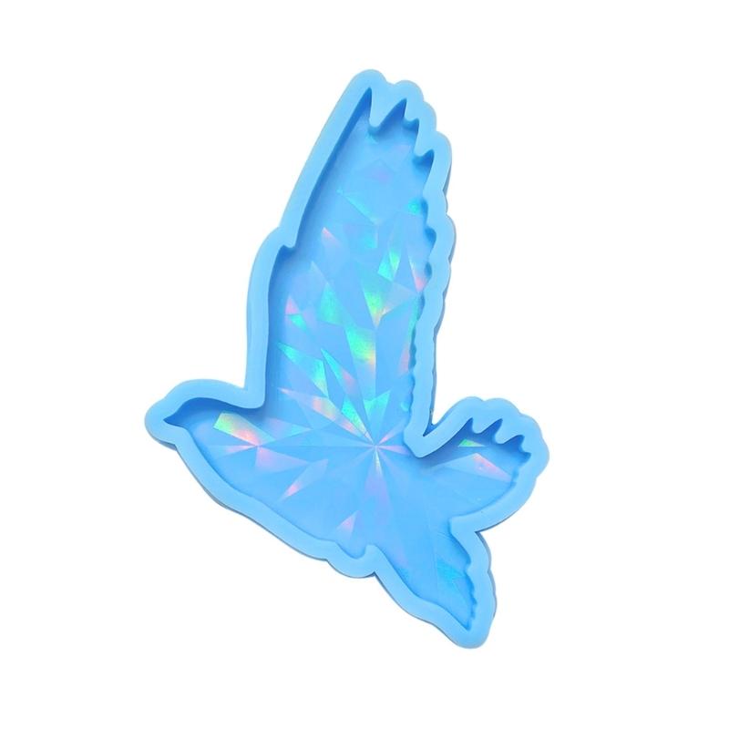 Shiny Glossy Silicone Eagle Holographic Molds Light Shadow Pendant Mold DIY Ornaments Jewelry Epoxy Crafting Mold