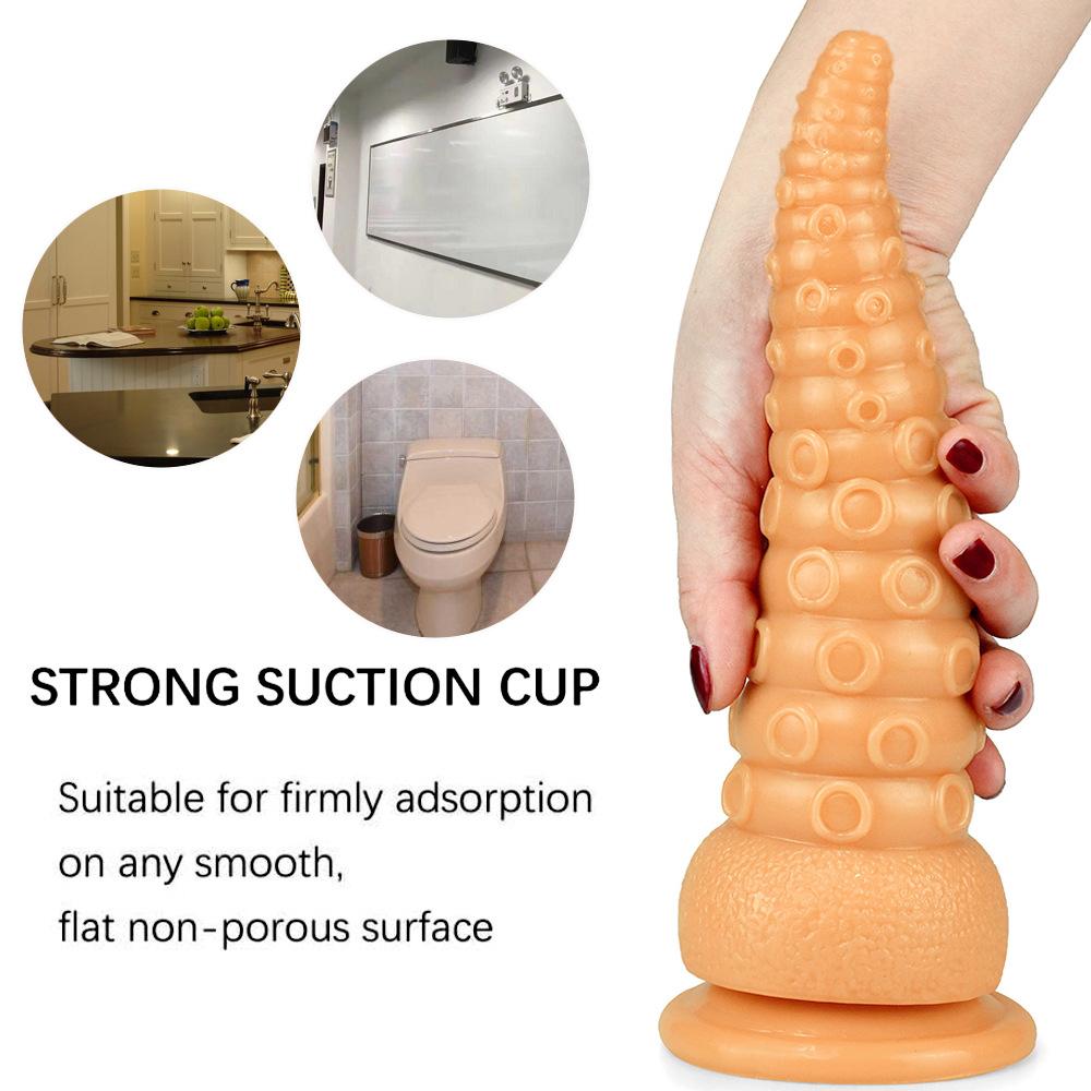 Oktopus Fußdildo Analplug Großes Masturbationsgerät Erweiterung Analgerät Pagode Hinterhof Zugperlen Sexy Erwachsene Produkte