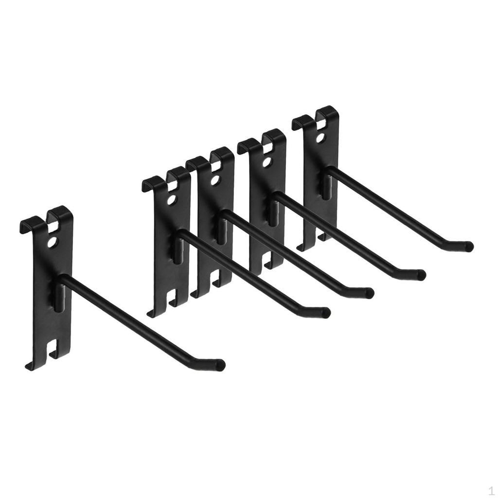 5 Multi-Purpose Wall Hooks, Grid Display Accessories for Kitchen, Backyard, Workshop