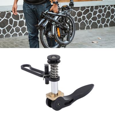 Aluminum Alloy Seatpost Clamp for 3sixty Folding Cycle Quick Releases Handle Seatpost Clamp Built In Folding Hook Cycling Accessories