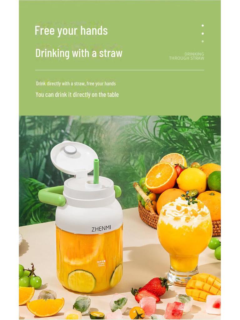 Zhenmi Tritan Trådløs Bærbar Juicekopp J15