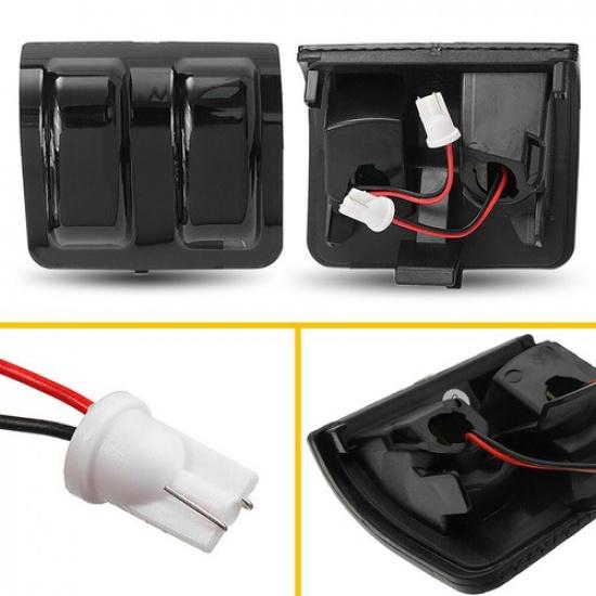 LED Switchback WhiteAmber Flowing Side Mirror Lights for 08-16 Ford F250 F350 A