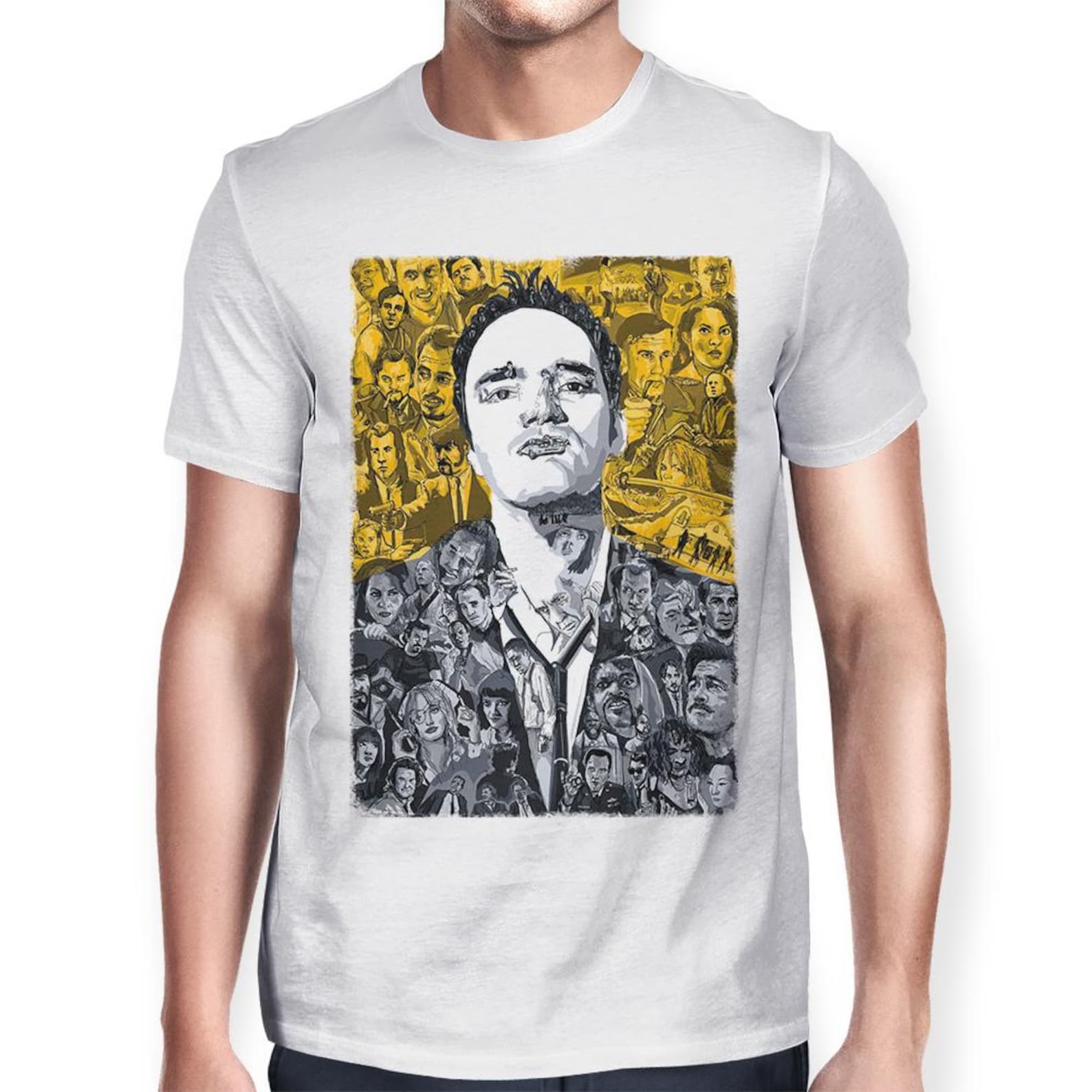 Quentin Tarantino Movies Art T-Shirt, Men s and Women s Sizes S