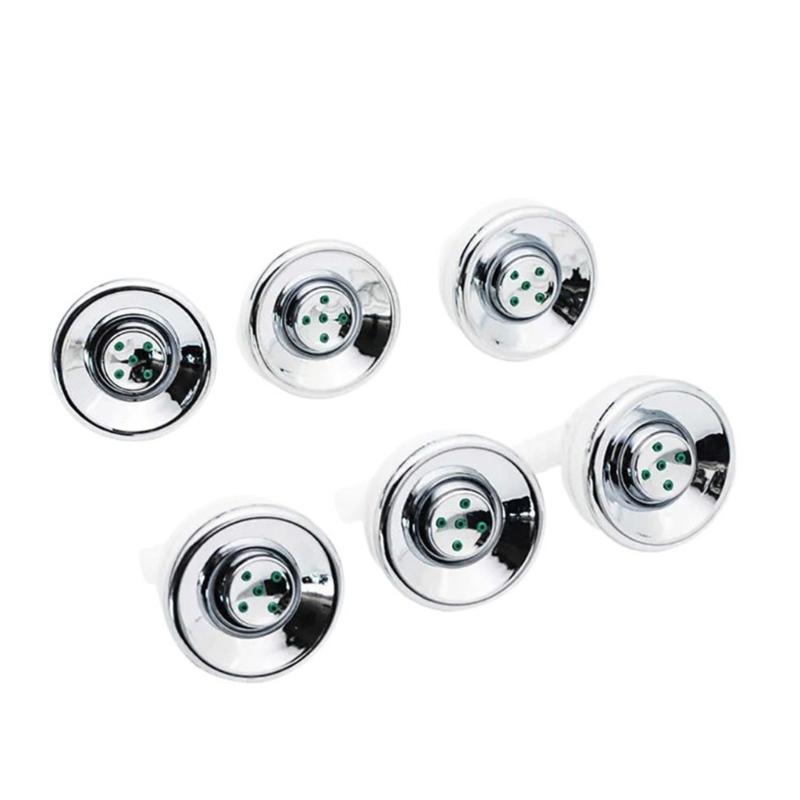 6 Counts Metal Shower Head Attachment Set For Tub Featuring Relaxing Function And Fast Assembly