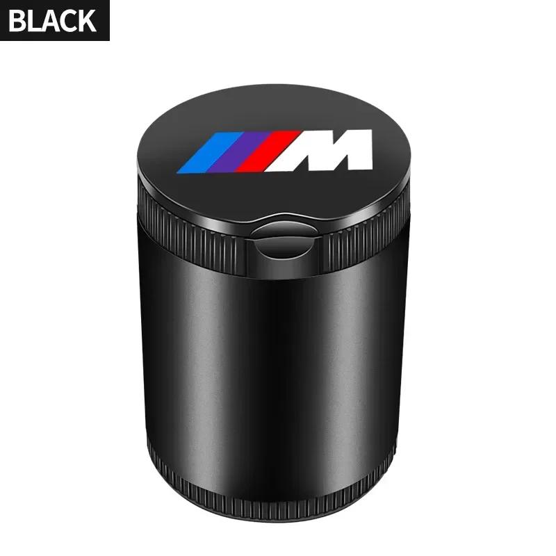 XWFVI1 Car Portable Ashtray LED Light Alloy Ash Tray Aluminum Cup For BMW 1 3 5 Series X1 X4 X5 X7 G20 G38 F20 F39 F48 E46 E60 E36 E39