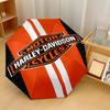 Harley-Davidson Print 8?Ribs Automatic Umbrella Wind Resistant Lightweight Folding Umbrella For Outdoor Travel
